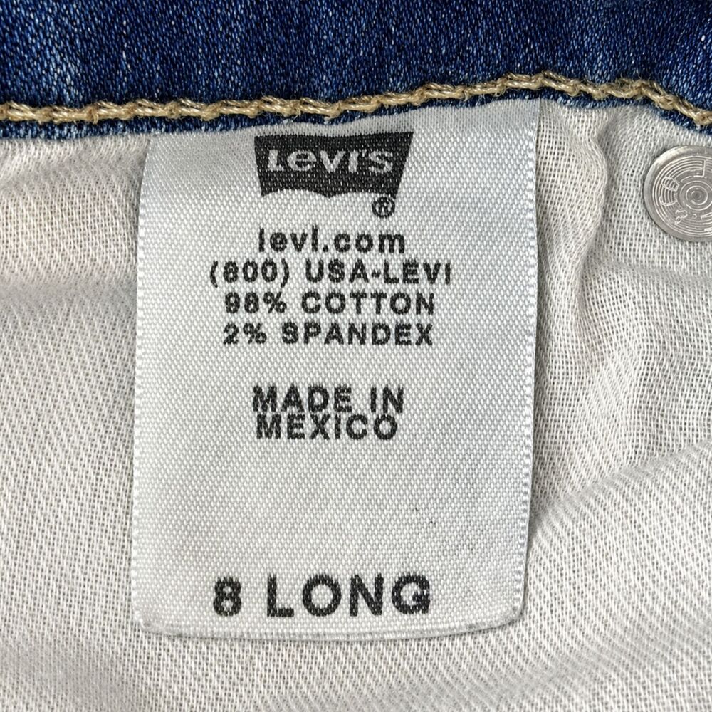 Levi's Vintage Y2K Levi’s 550 Relaxed Boot Cut Jeans. Size 8L 8 Long Y2k - Picture 14 of 14